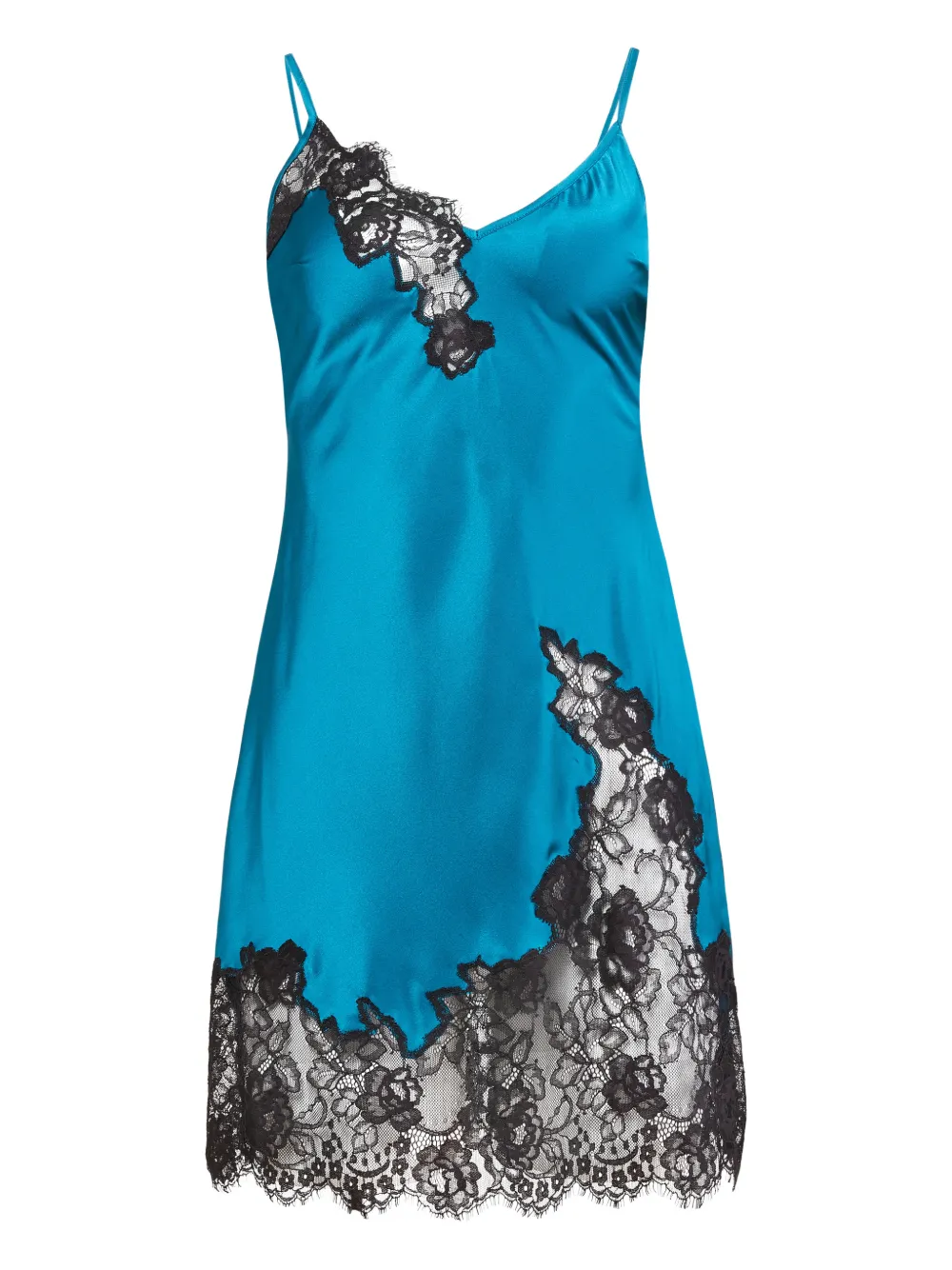 Fleur Du Mal Juliet lace mini dress - Blu