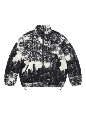 Supreme x Marmot スカルプリント ジャケット | ブルー | FARFETCH JP