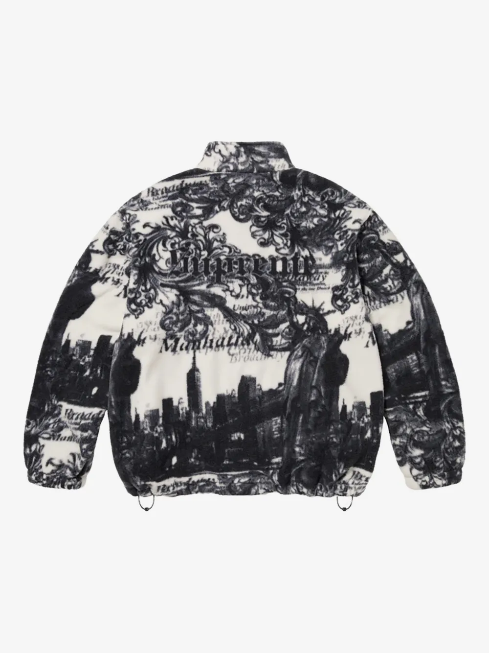 Supreme 뉴욕 플리스 자켓 프린트