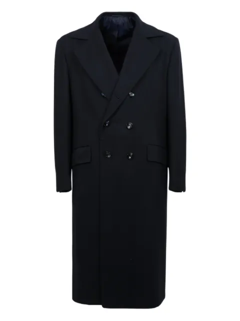 Kiton double-breasted button coat