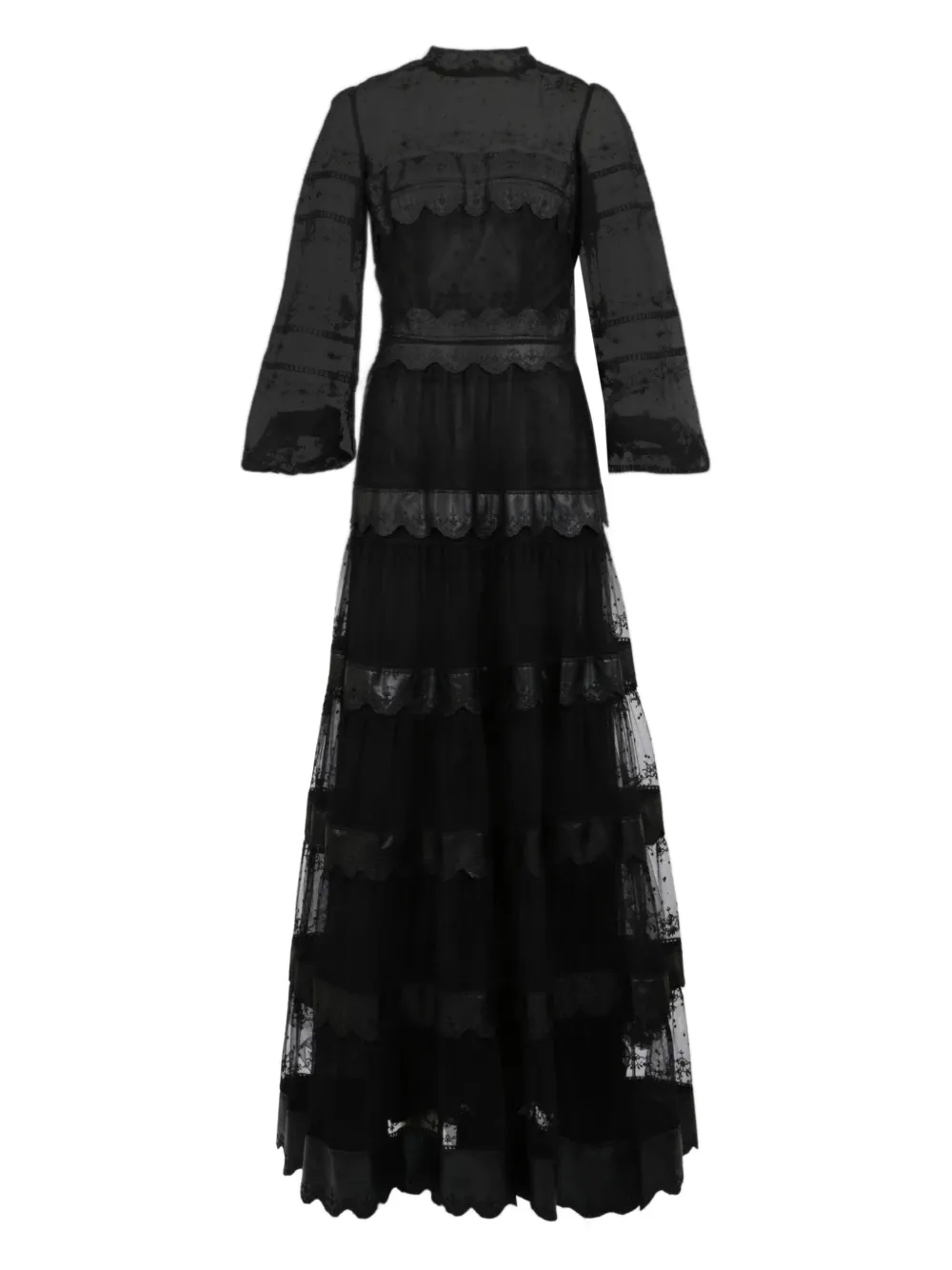 Costarellos Abito da sera Jacey con ricamo - Nero