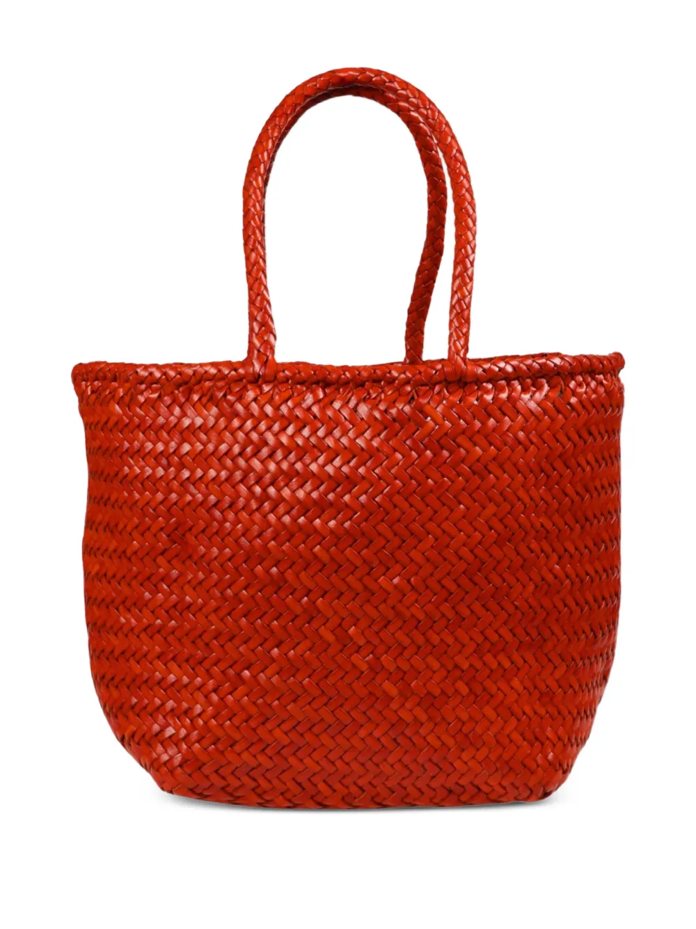 DRAGON DIFFUSION Grace woven tote bag - Rood