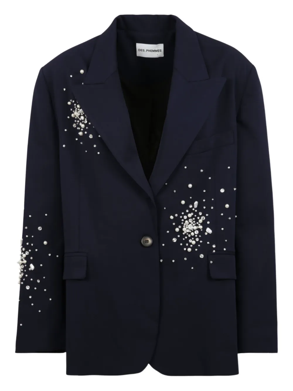 DES PHEMMES Blazer con decorazione - Blu