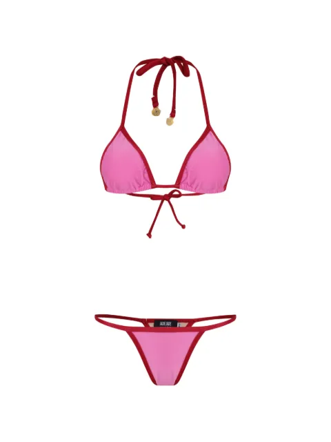 Amir Slama x Jade Picon tie embellished bikini