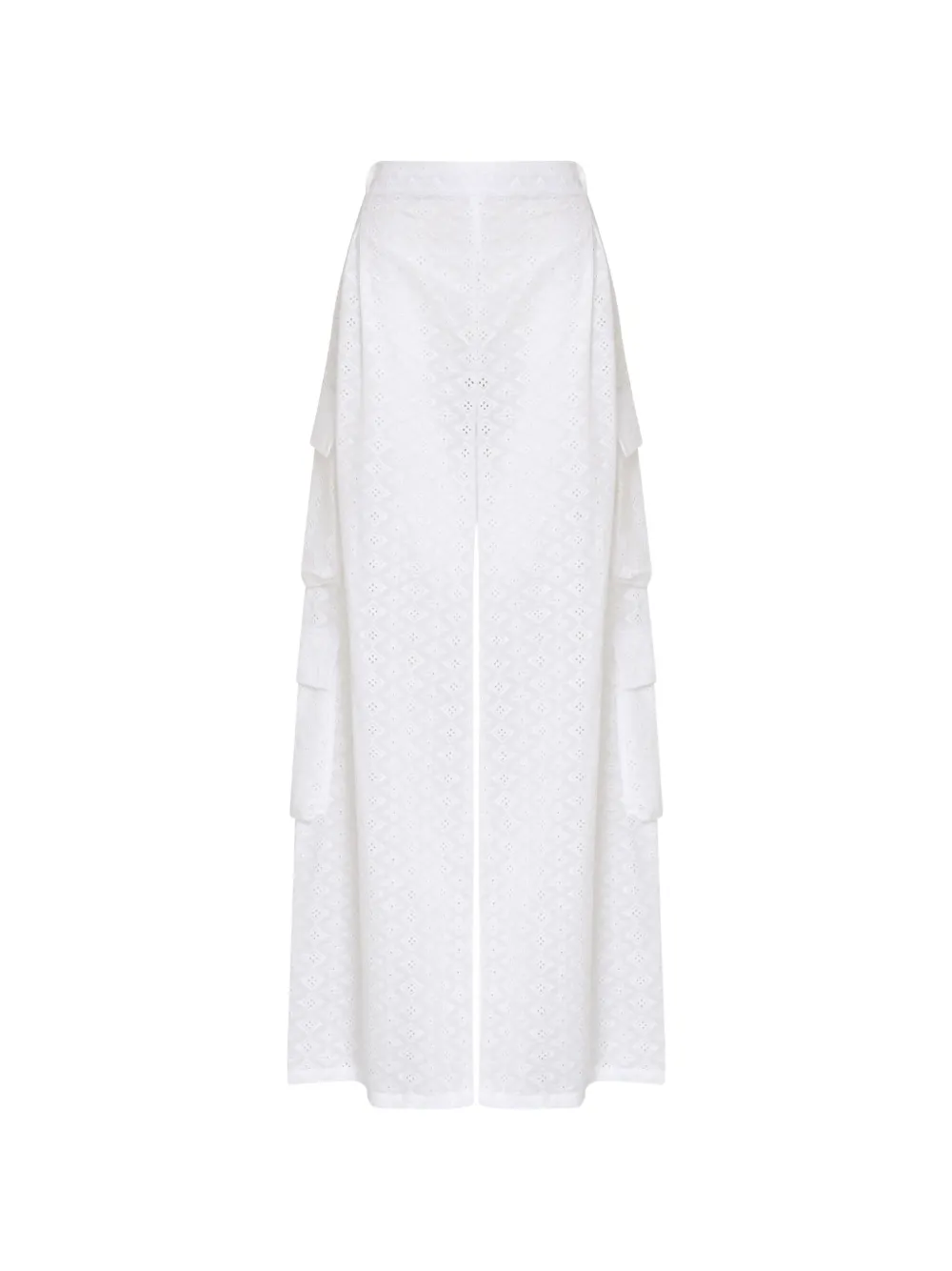 Amir Slama eyelet cargo trousers - Weiß