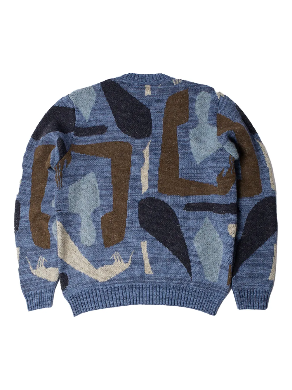 BY PARRA detached knitted pullover sweater - Blauw