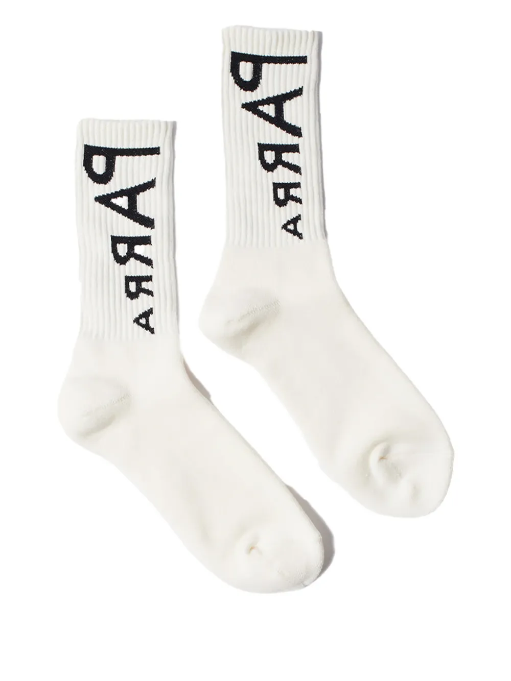BY PARRA logo-embellishment socks - Bianco