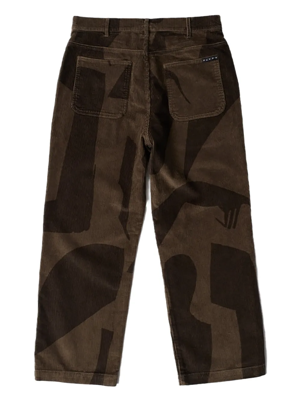BY PARRA Detached corduroy trousers - Bruin