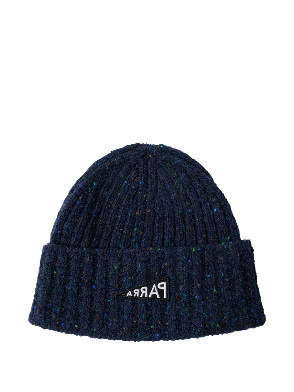 BY PARRA reverse-flag beanie hat - Blu