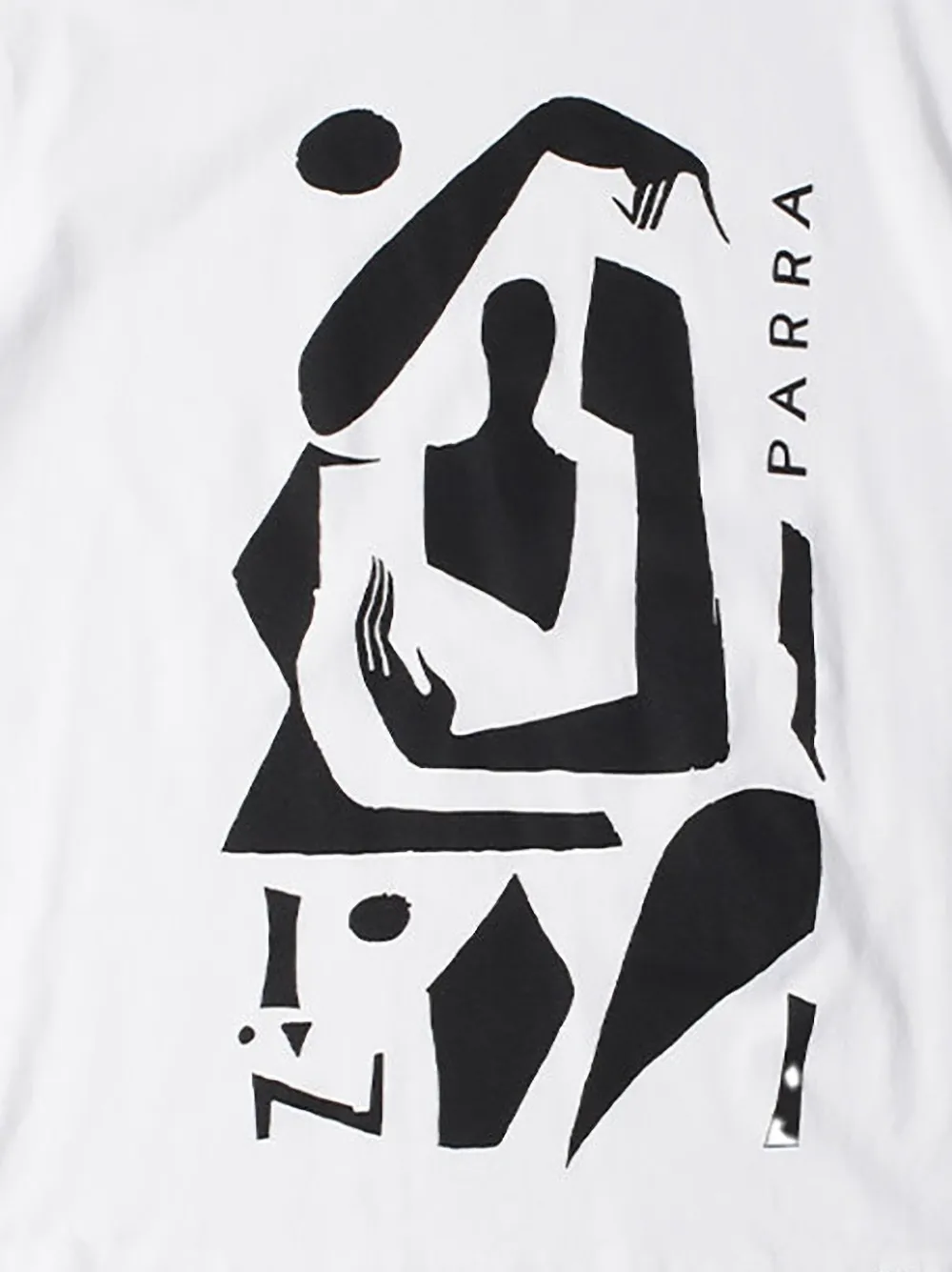 BY PARRA Detached print-detail T-shirt - Wit
