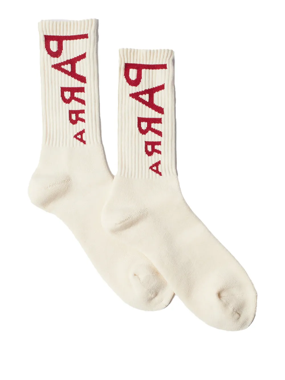 BY PARRA Reversed Flag logo crew socks - Toni neutri