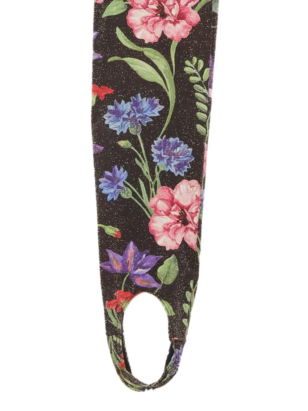 Fleur Du Mal Wildflower stirrup-detail leggings - Zwart