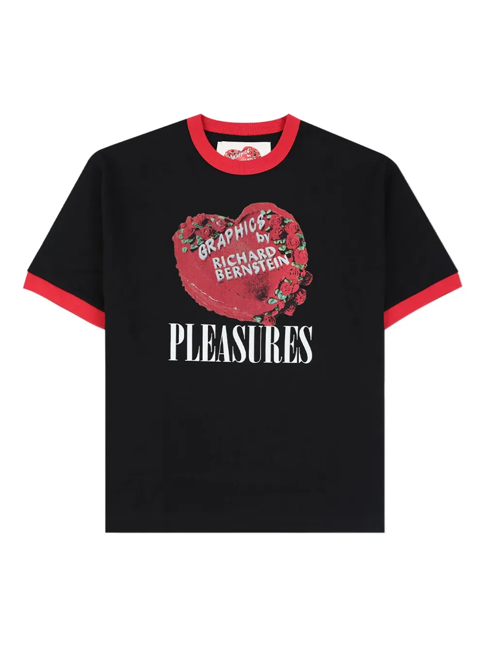 Pleasures x Richard Bernstein Cake Ringer T-shirt - Nero