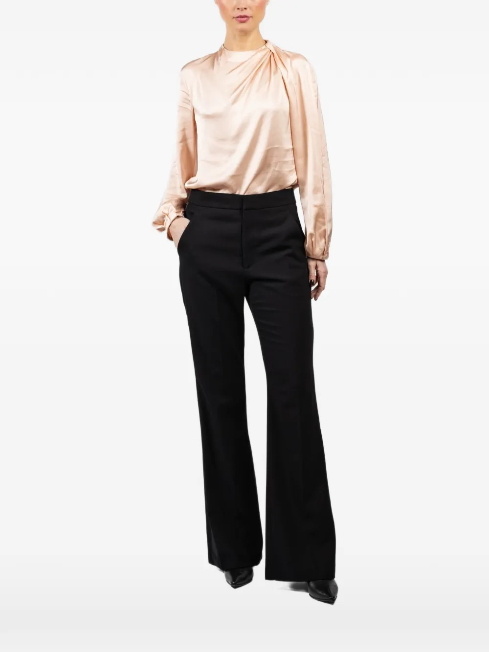 A.l.c. Gathered Blouse - Pink 