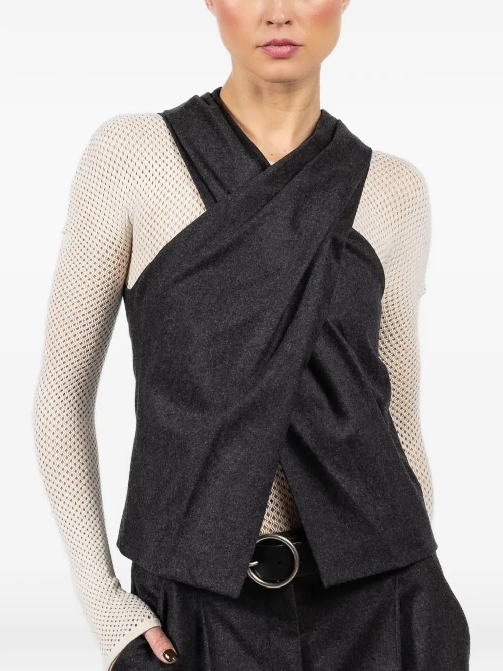 A.L.C. Top smanicato - Grigio