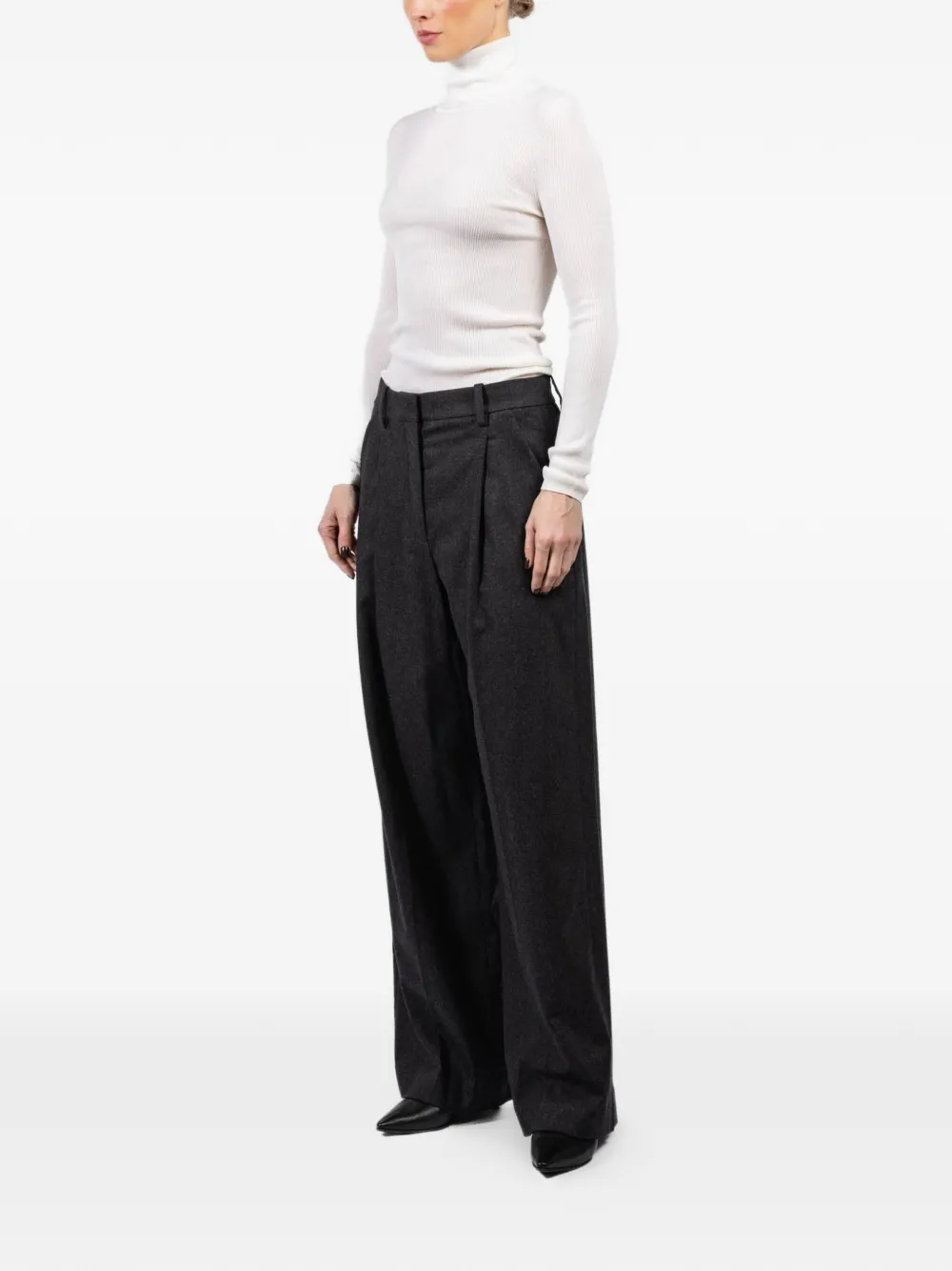  A.l.c. Pleated Tailored Trousers - Grey 
