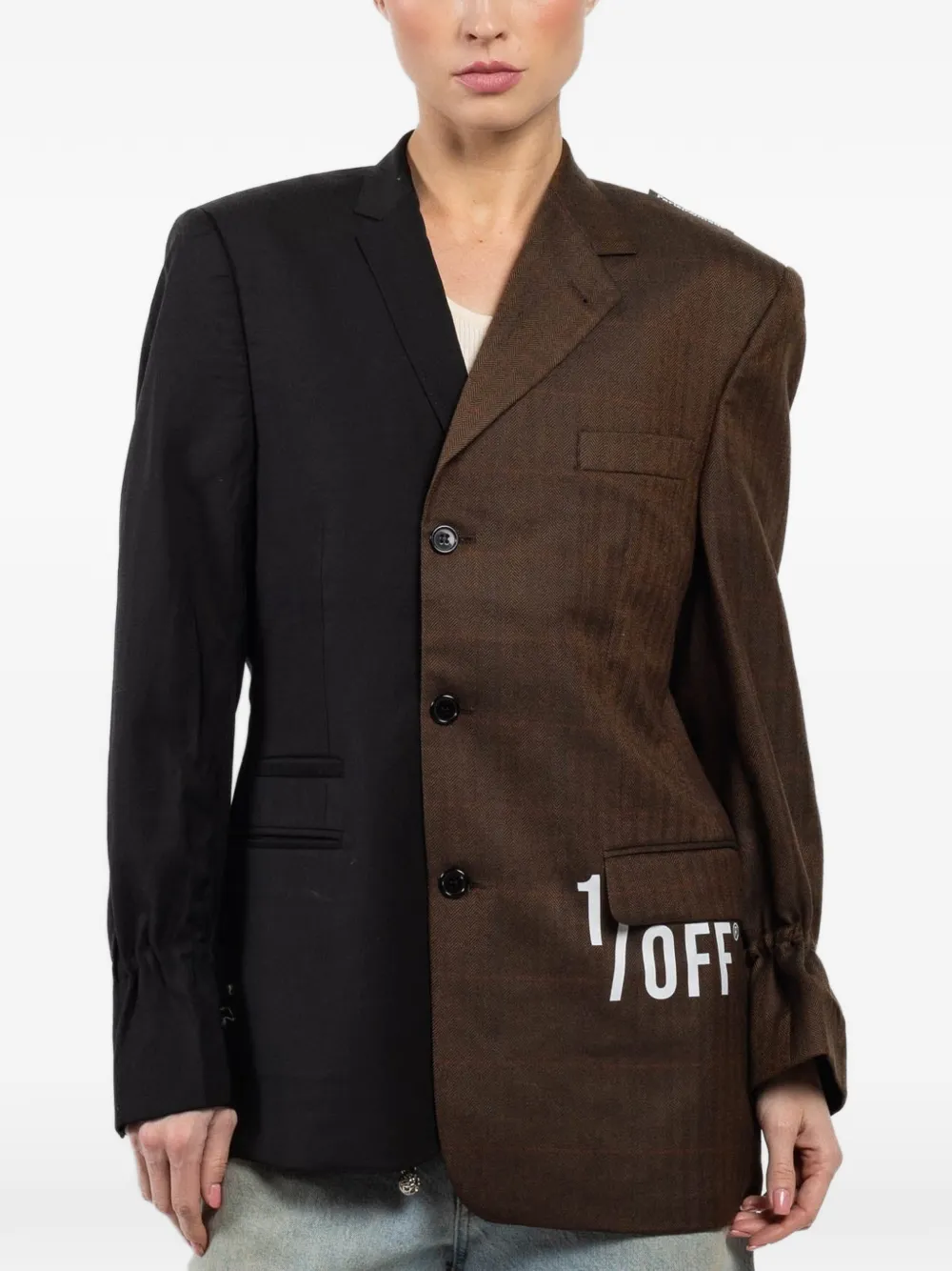 1/OFF double blazer - Nero