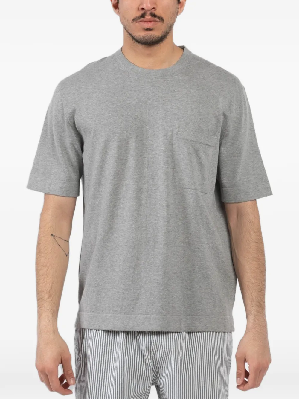 04651/TRIP IN A BAG pocket T-shirt - Grigio