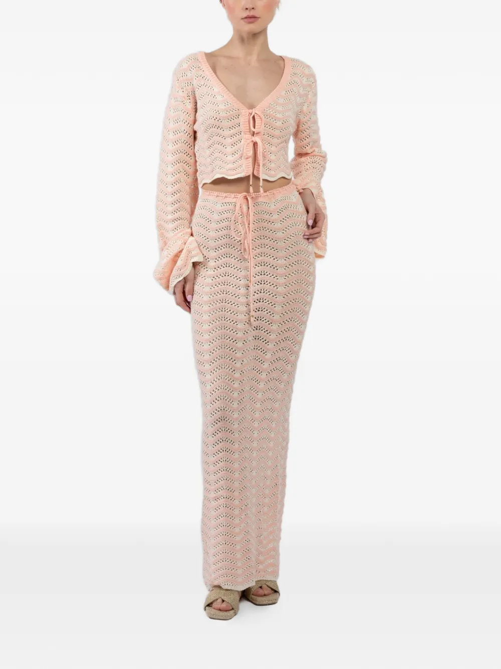 BANANHOT Miana knitted skirt - Roze