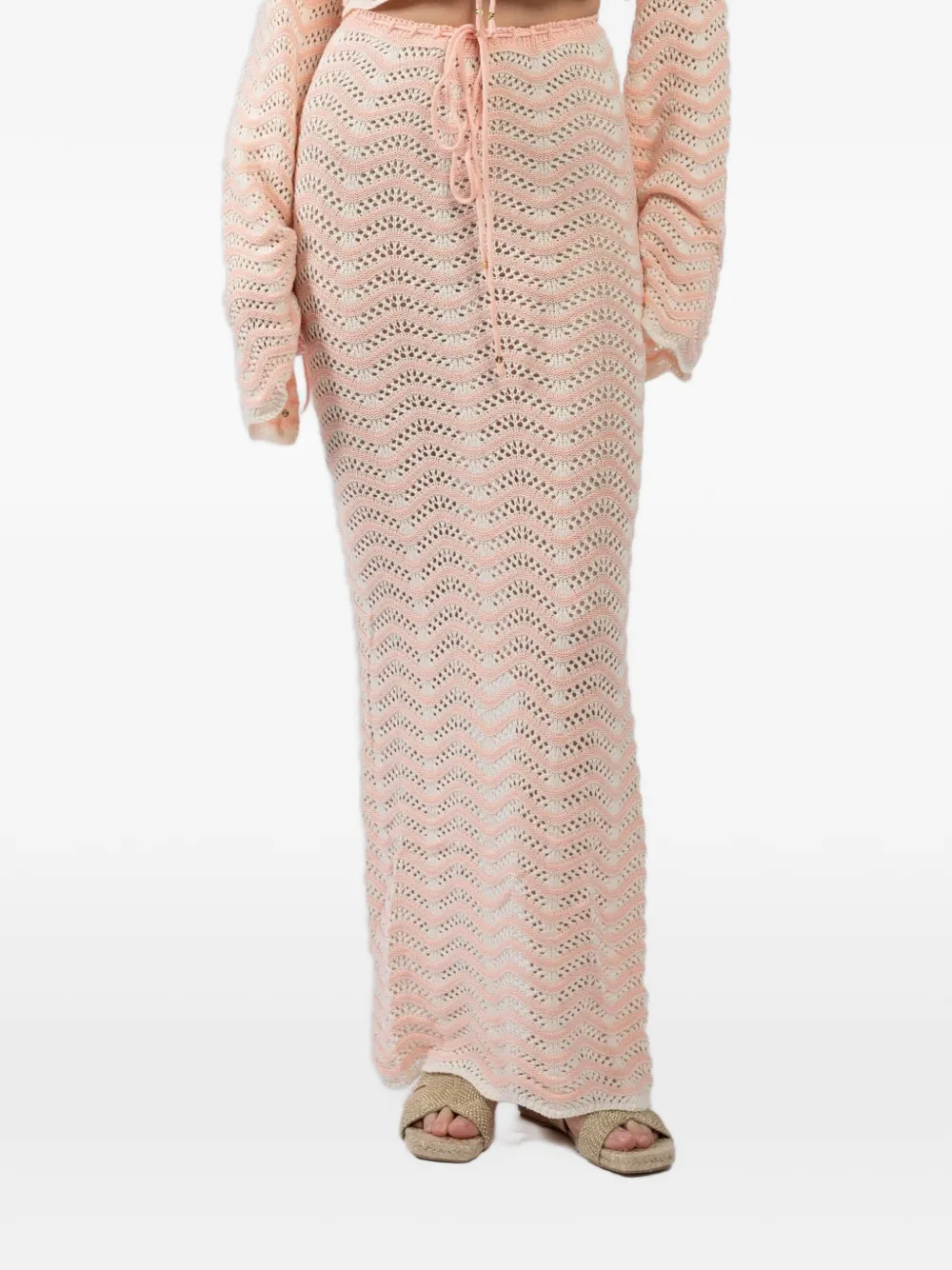 BANANHOT Miana knitted skirt - Rosa