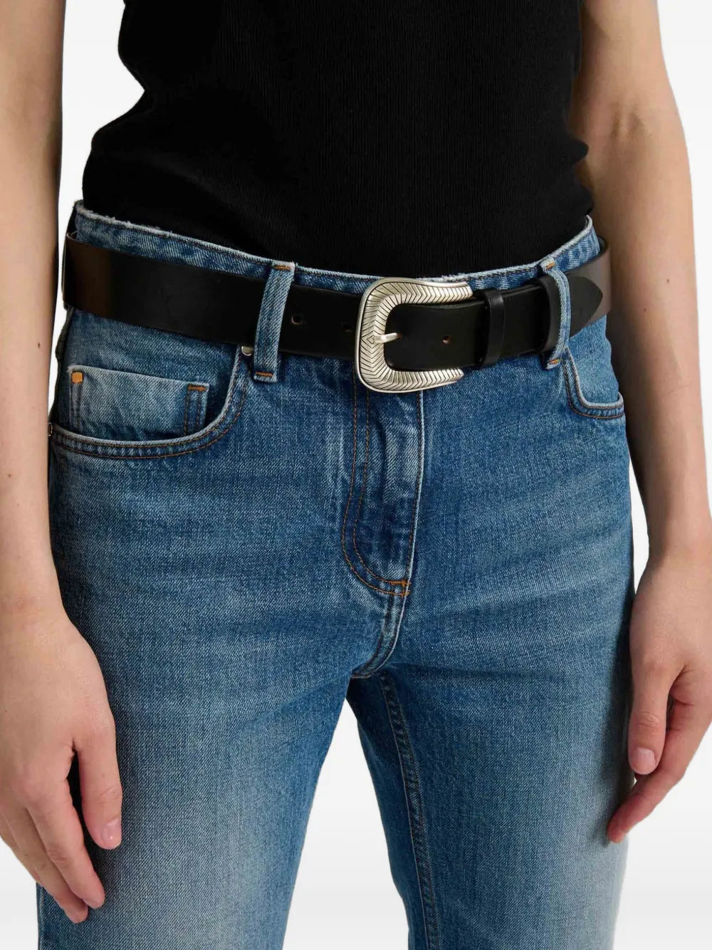  Barbara Bui Buckle Belt - Black 