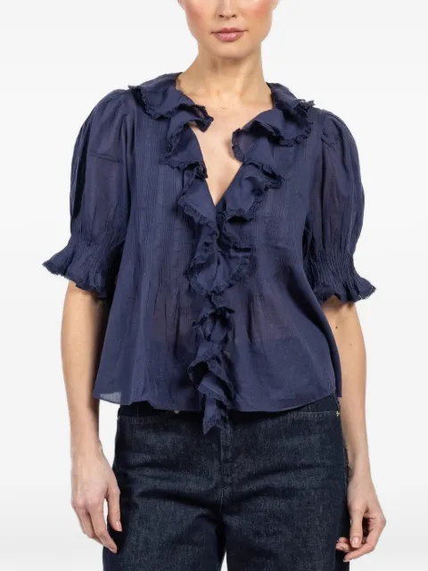 DÔEN Henri ruffled top