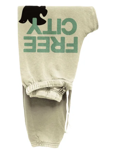 FreeCity pantalon de jogging à imprimé graphique