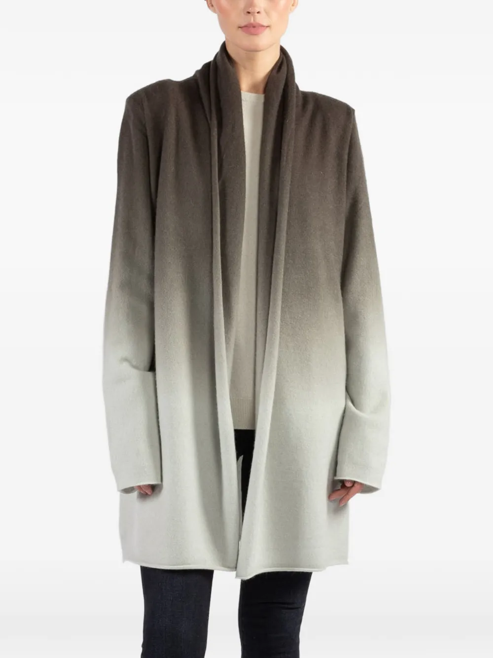 Frenckenberger long-sleeve cardigan - Grey