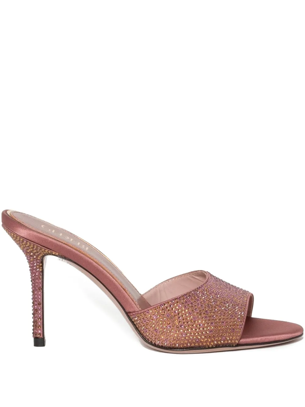 Gedebe Gigi crystal-embellished heeled sandals - Rosa