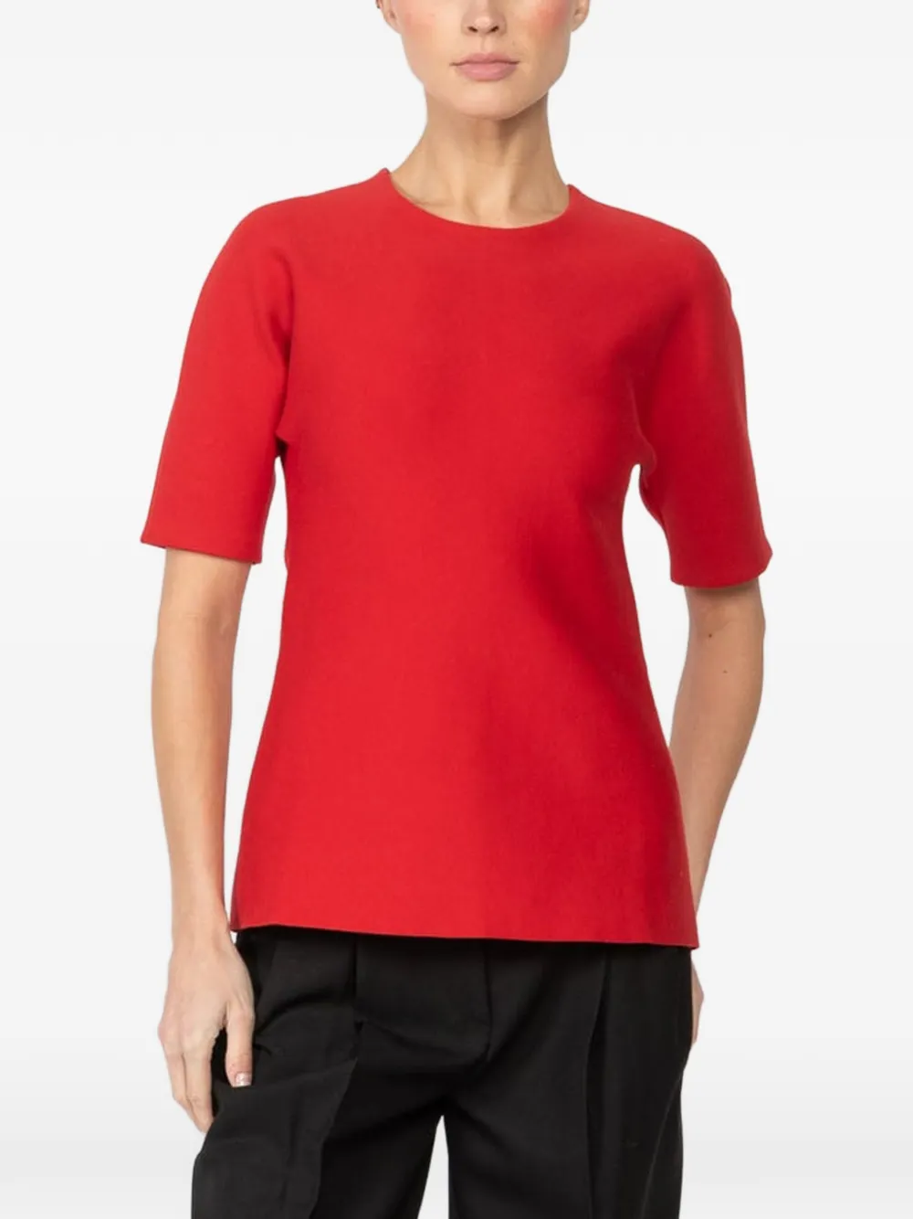 High Sport Bianca short-sleeves blouse - Rosso