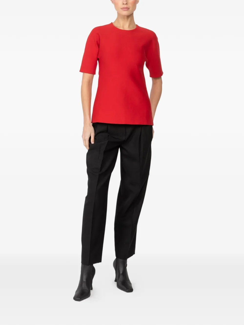 High Sport Bianca short-sleeves blouse - Rood