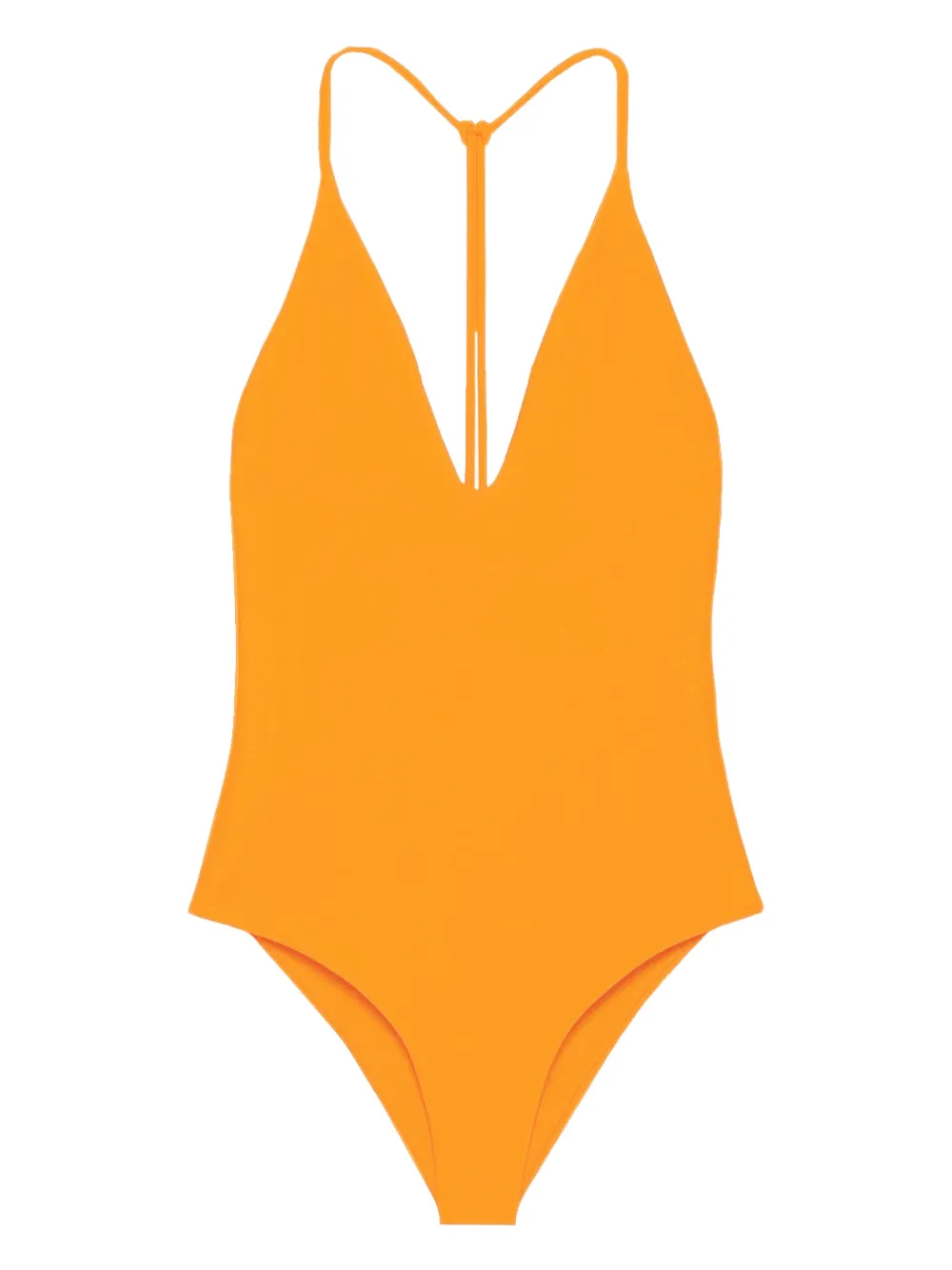 JADE Swim V-neck strap swimsuit - Orange