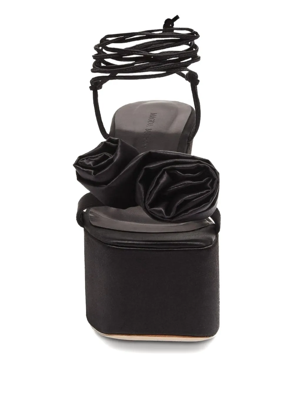 Magda Butrym Flower sandalen met plateauzool Zwart