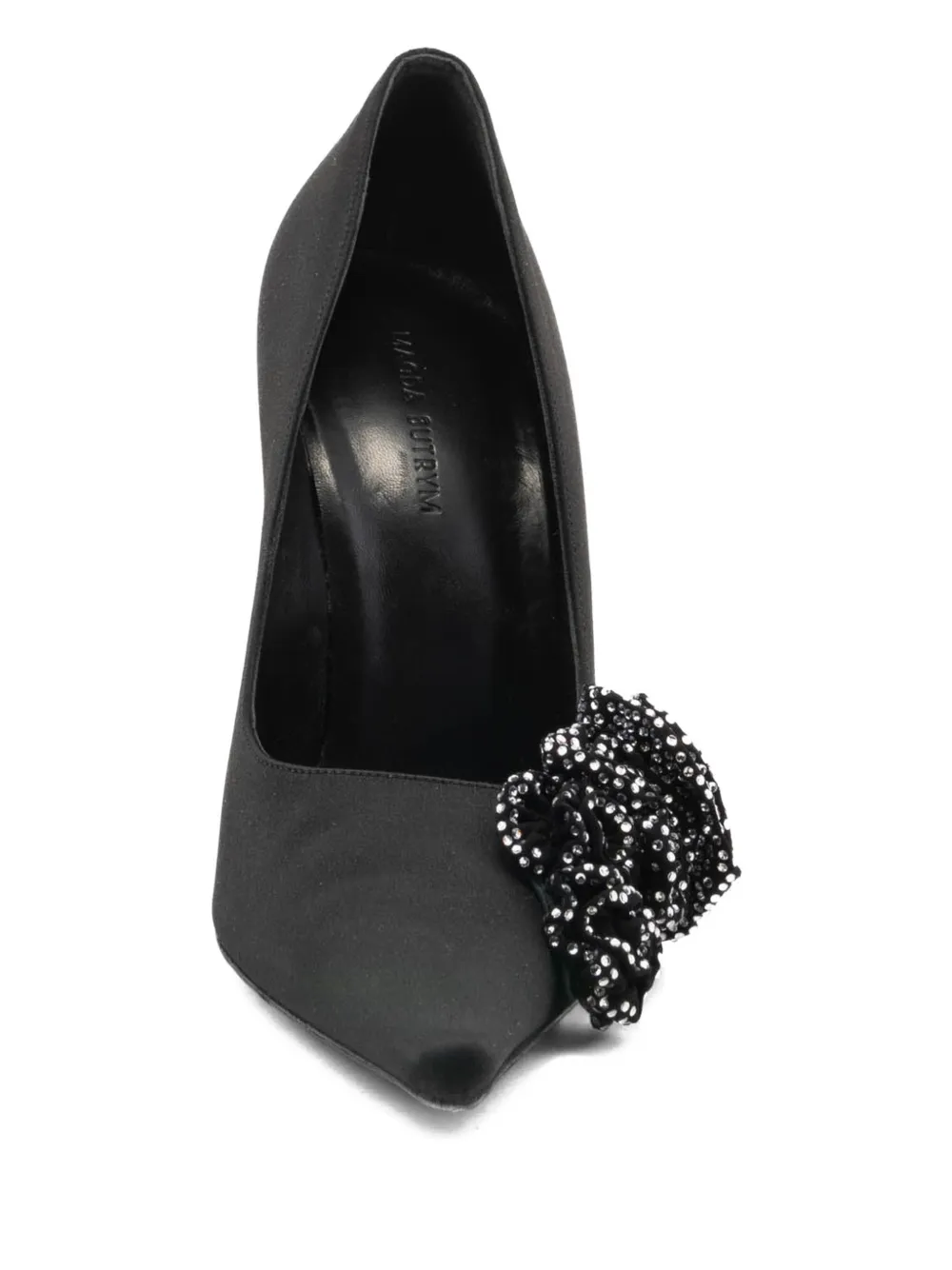 Magda Butrym Stiletto pumps verfraaid met kristallen Zwart