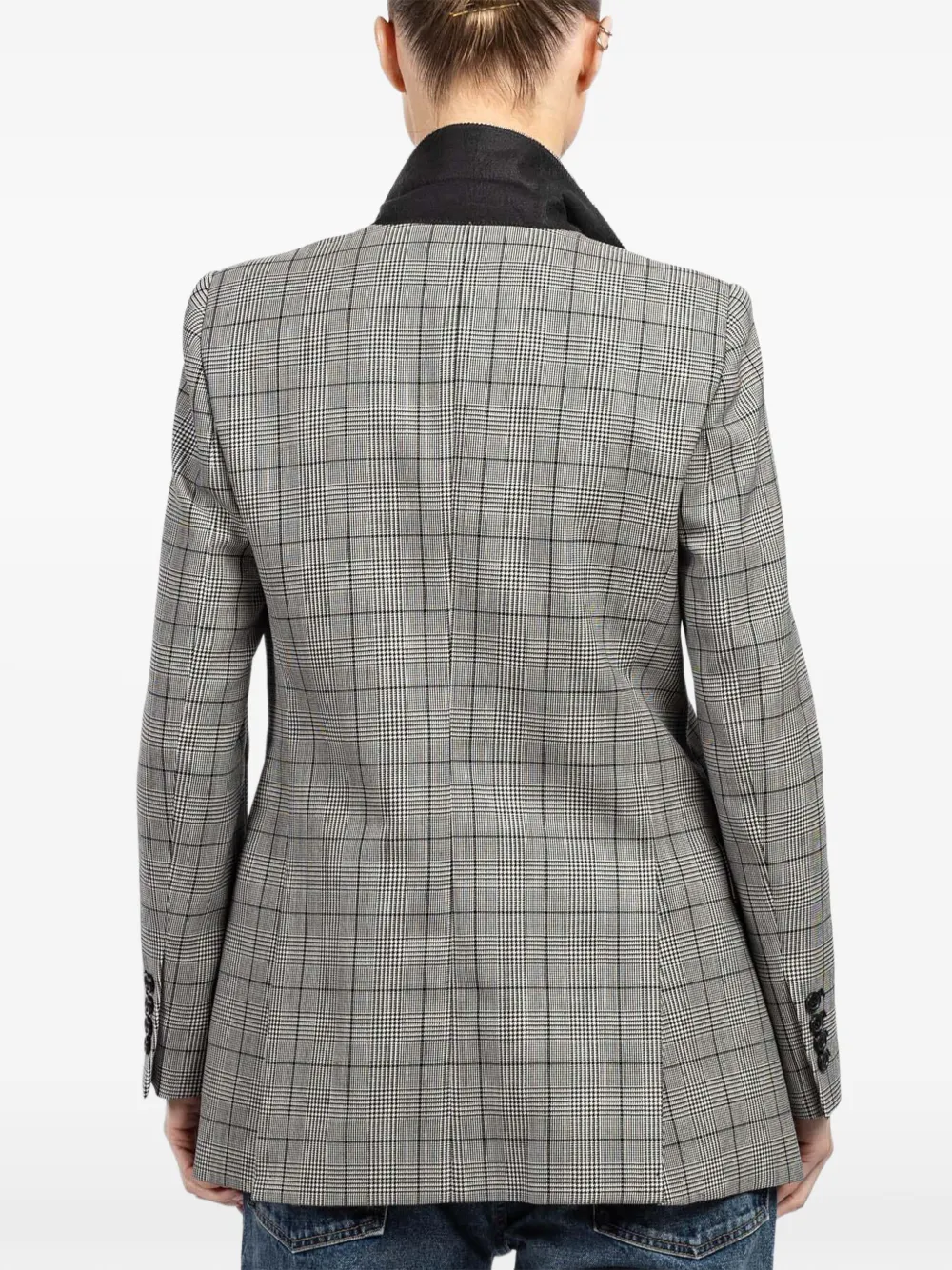 Nili Lotan Blazer met dubbele rij knopen Grijs
