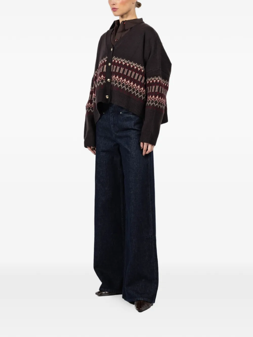  Sablyn Cardigan Elliot - Marrone 