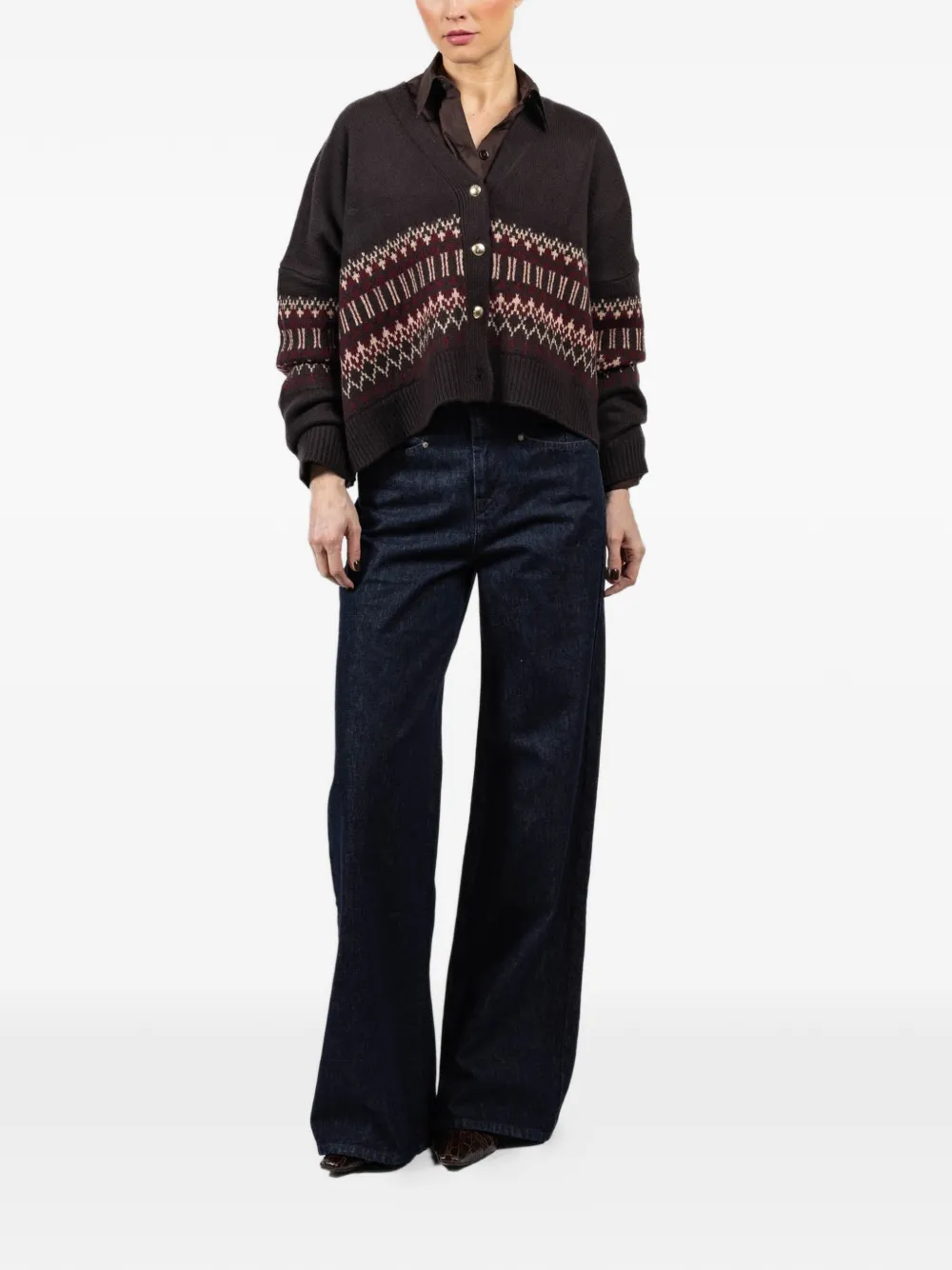  Sablyn Cardigan Elliot - Marrone 