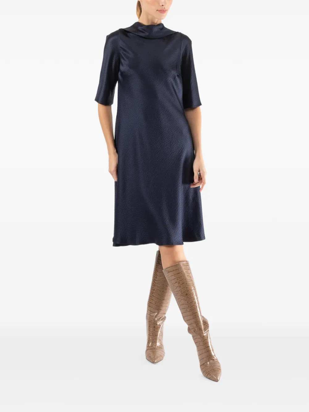 Peter Cohen Vic midi dress - Blauw