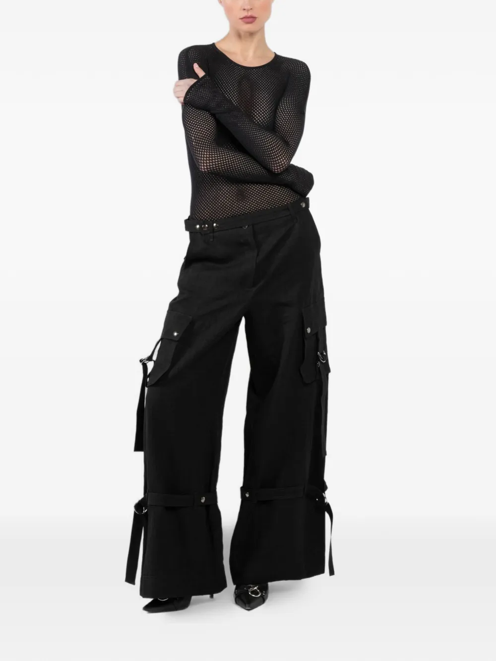 Teurn Studios Rave D-ring trousers - Zwart