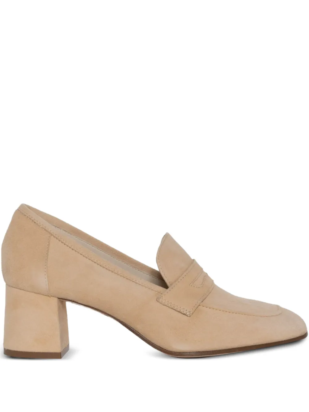 Sophique Milano block-heel loafers - Toni neutri