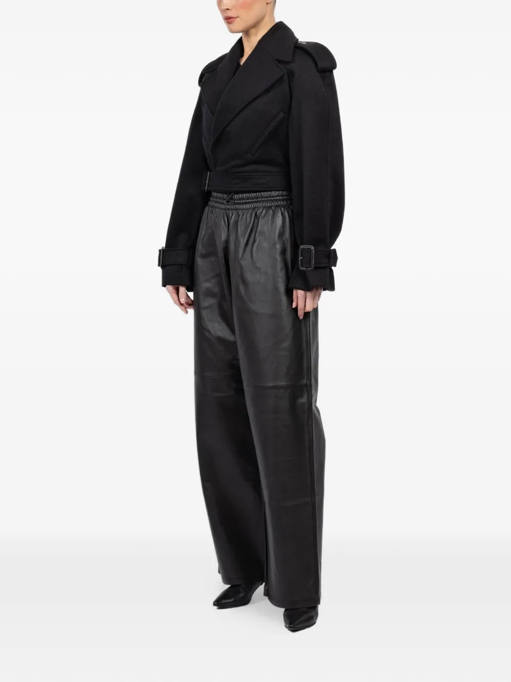  Wardrobe.nyc Black Cropped Jacket 