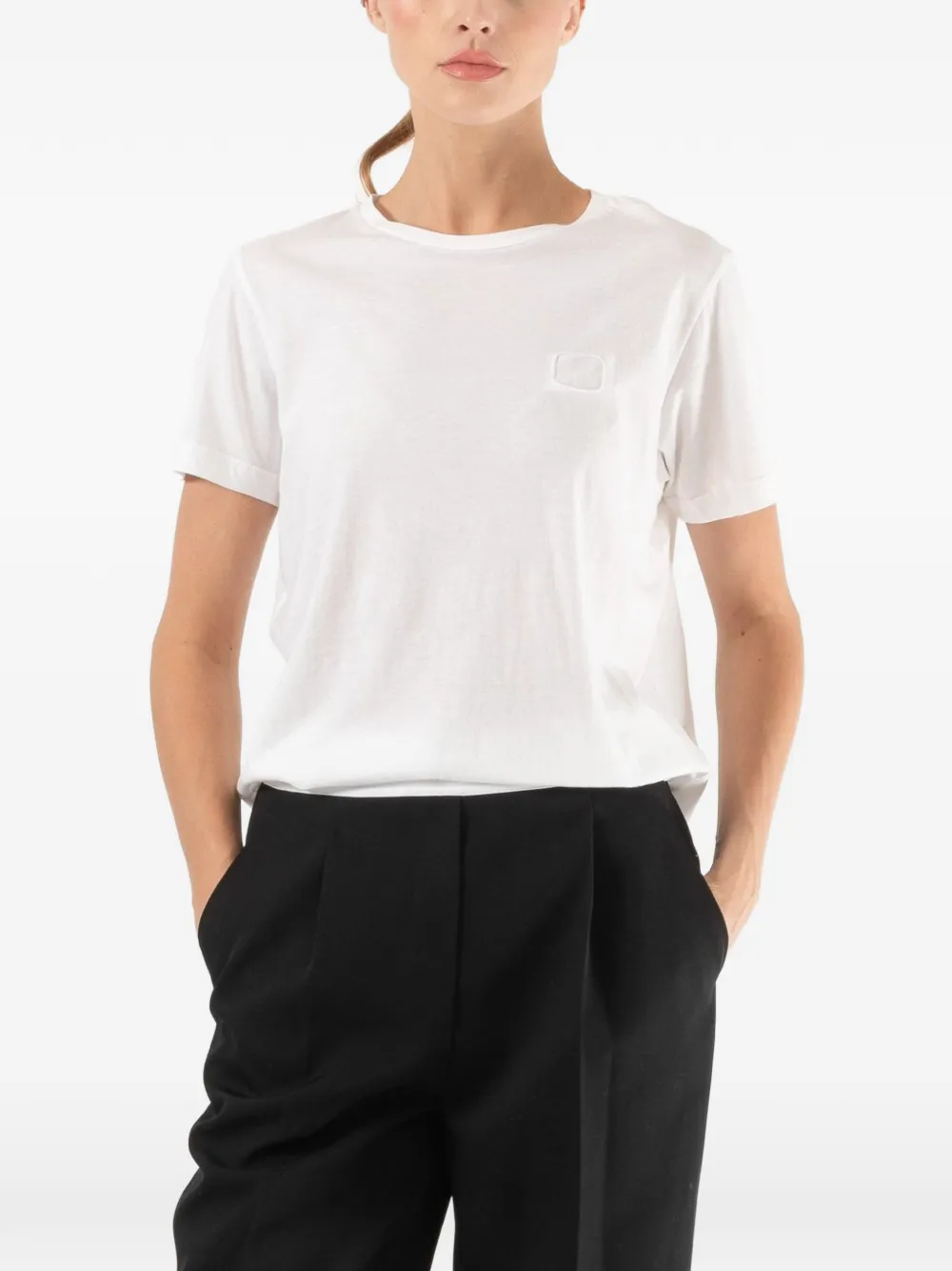 TYLER JORN patch-detail T-shirt - Bianco