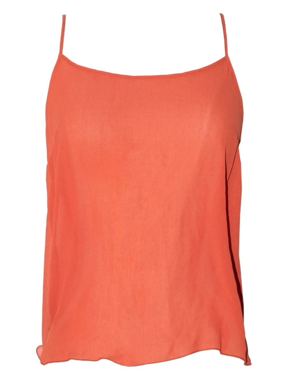 See by Chloé sheer top - Arancione