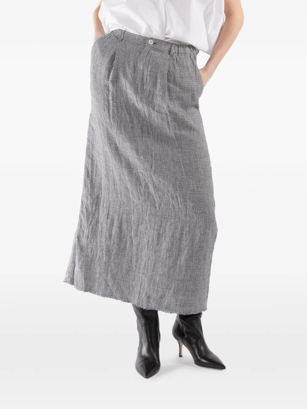 Sibel Saral Emosh midi skirt - Grigio