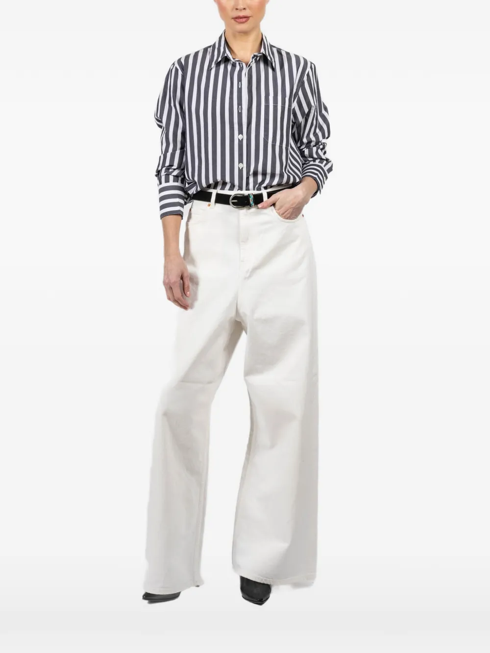 Xirena Monroe striped shirt - Nero