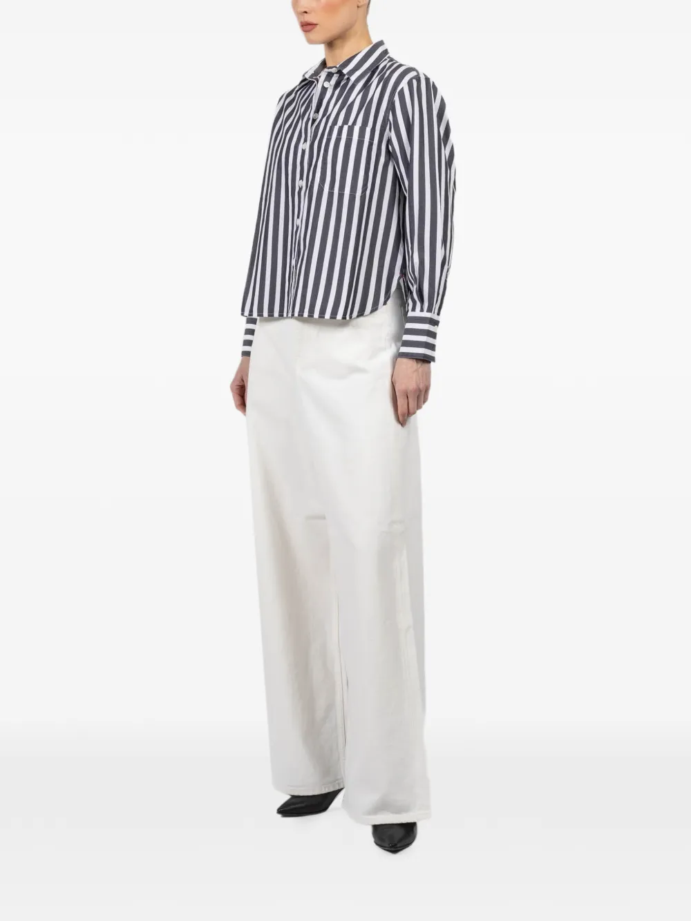 Xirena Monroe striped shirt - Zwart