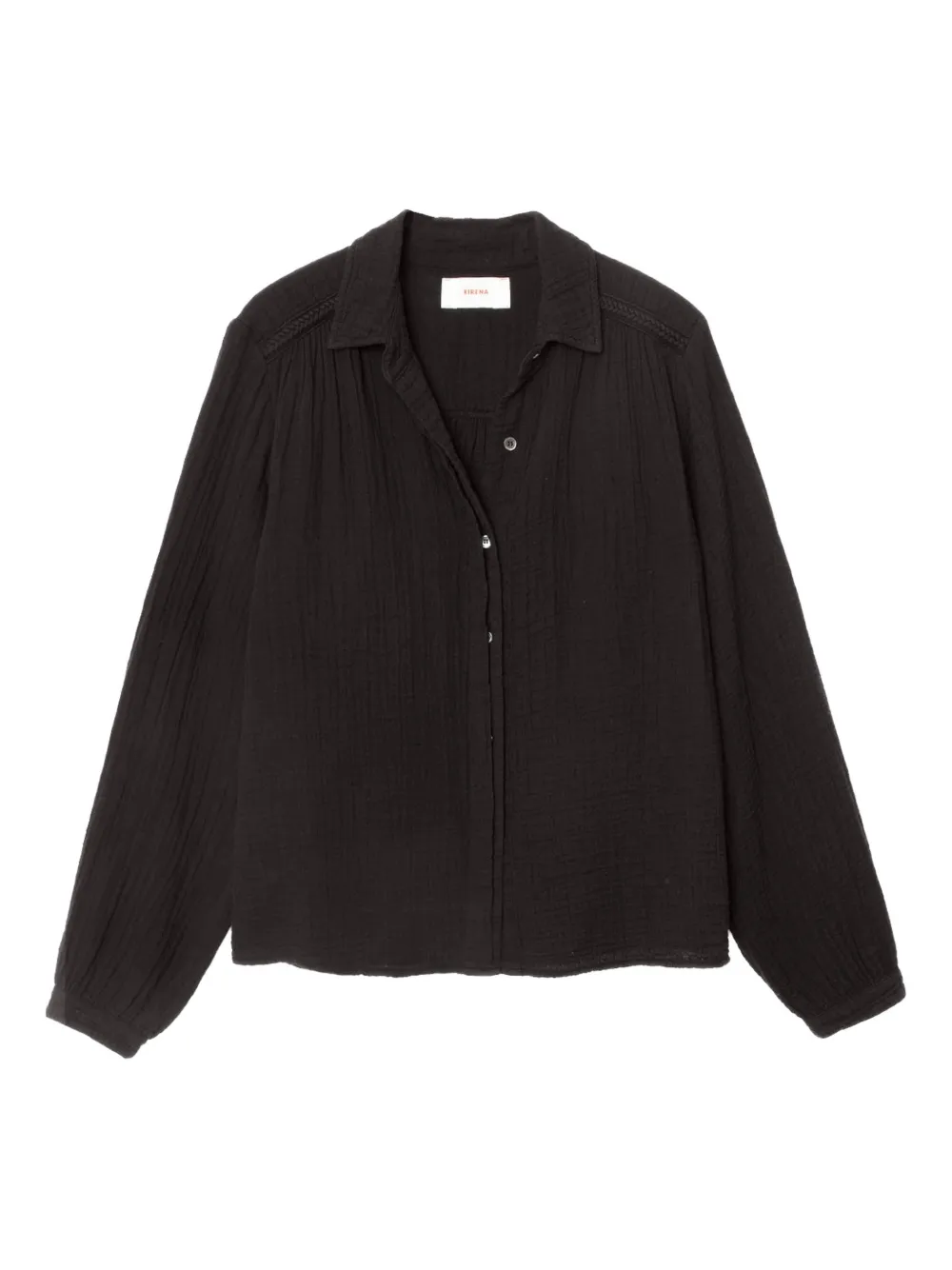 Xirena Julianne gathered shirt - Nero