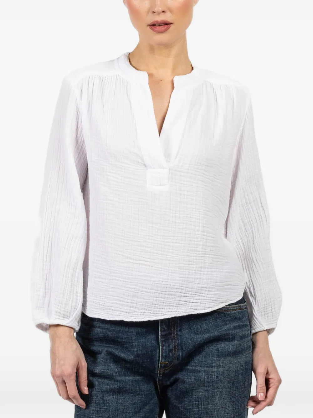 Xirena Arielle long-sleeve blouse - Bianco