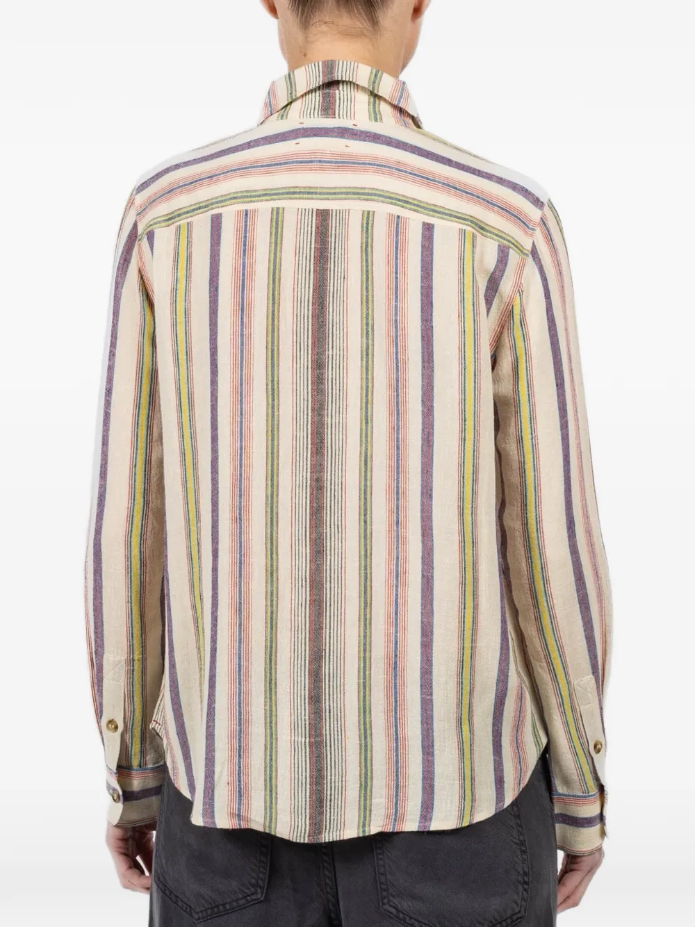 Xirena Marcel gestreepte blouse Beige