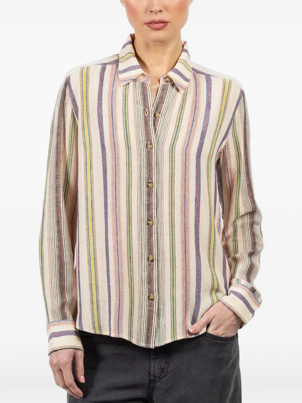 Xirena Marcel striped shirt - Toni neutri